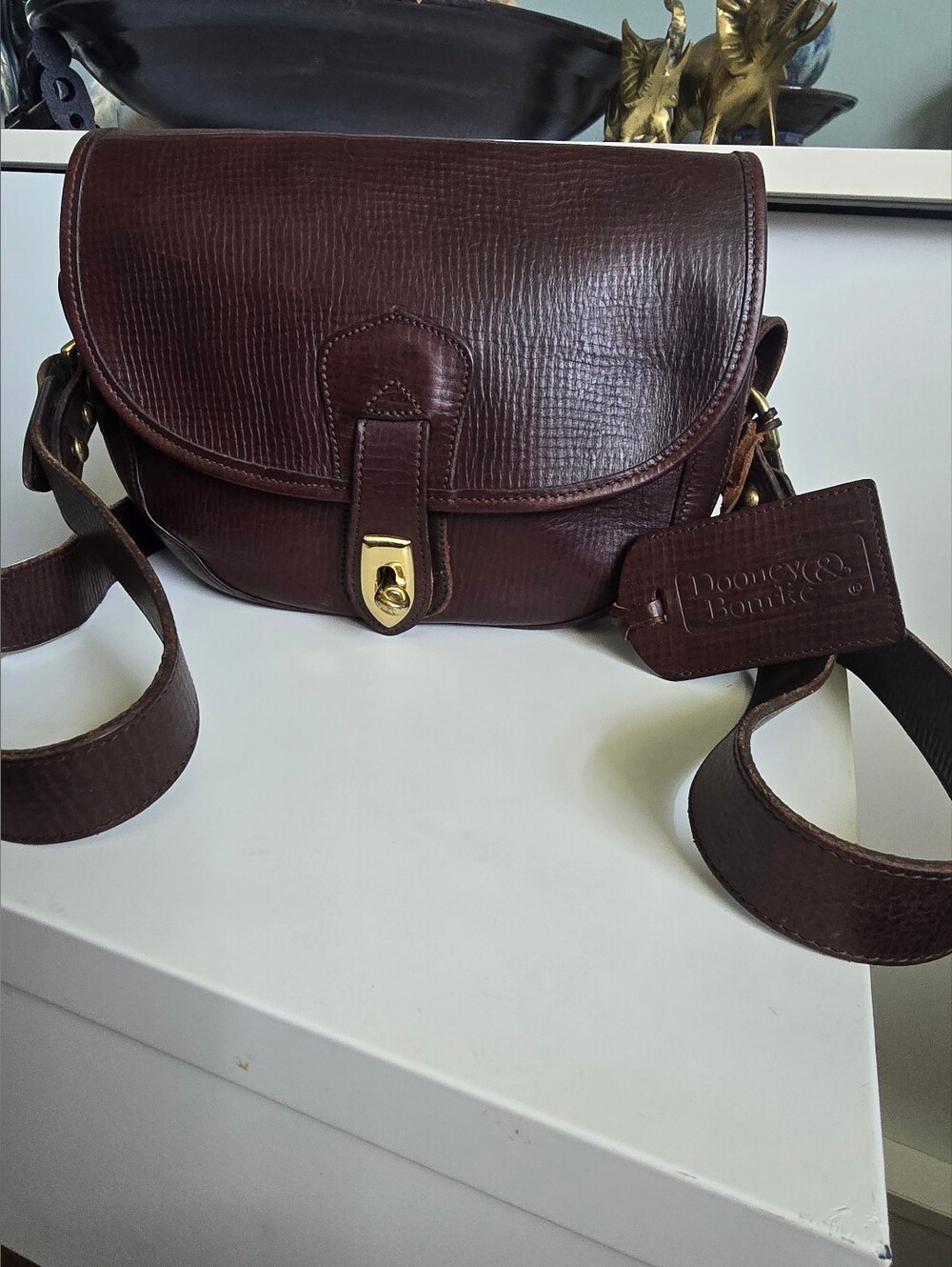 Vintage Dooney And Bourke Equestrain Crossbody Bag - Picture 1 of 6